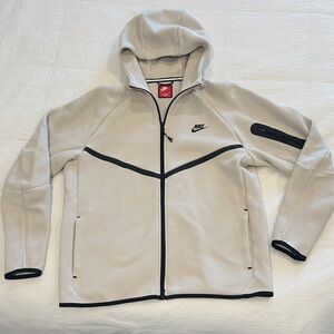 Nike Men's Tech Fleece Full-Zip Cream